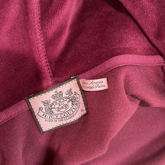 Burgundy wine longline juicy jacket special version front ruching XL - Picture 4 of 7